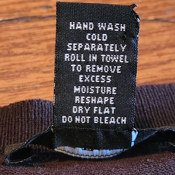 Alfani Silk blend faux layered blouse Size 2X Colors browns and tan - Picture 5 of 11